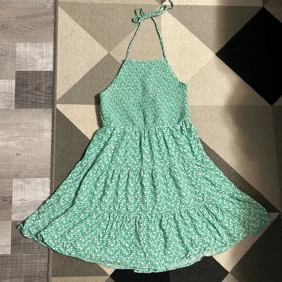 American Eagle Outfitters | Dresses | American Eagle Green Floral Mini Halter Sun Dress Womens Size M | Poshmark American Eagle Outfitters | Dresses | American Eagle Green Floral Mini Halter Sun Dress Womens Size M | Poshmark